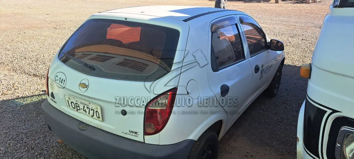 LOTE 004 - 01 GM CELTA LIFE, 2008, 1.0, COR BRANCA, PLACA IOB4770, RENAVAM 932017096, CHASSI 9BGRZ48908G157979