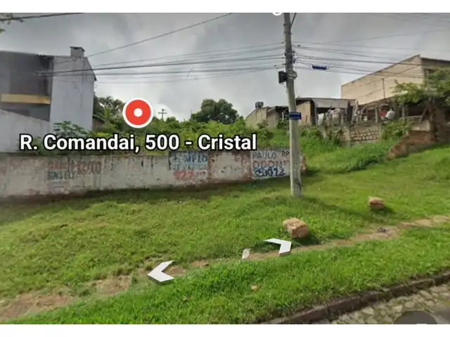 Um terreno na Rua Comandai, nr. 500, bairro Cristal Porto alegre