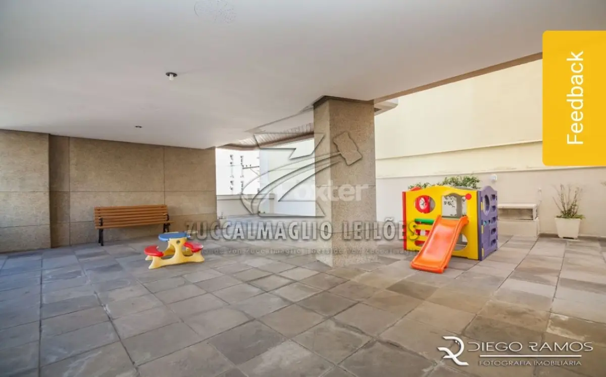 LOTE 001 - DESOCUPADO apartamento na Rua Irmão José Otão, 170, apto 1003, com 120,24m2 total. Infraestrutura completa no condomínio