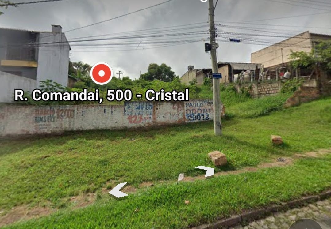 Um terreno na Rua Comandai, nr. 500, bairro Cristal Porto alegre