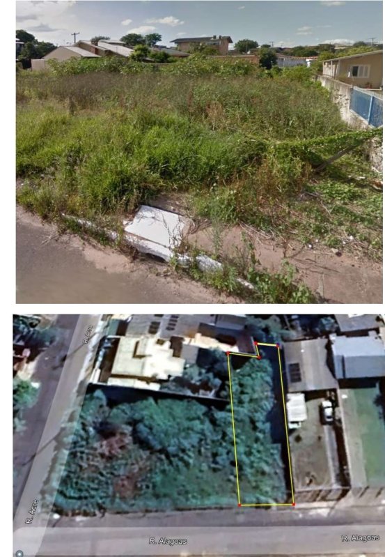 Imagem do imóvel Um Terreno Situado Na Rua Alagoas, S. Nr, Parque Amador, Com Área Superficial De 348,125m2, Matricula Nr. 7612 Do R. I De Esteio